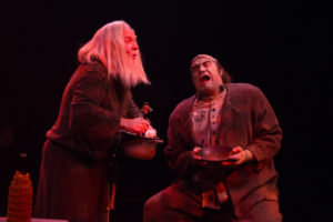 Robert Biedermann 125 (left) as The Hermit and Christopher Kabara (right) as The Monster