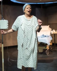 Emily Morrison as Vivian Bearing, Ph. D in Wit at Silver Spring Stage