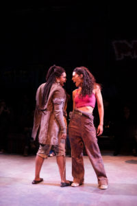 Taylor J. Washington (left) as Paradice and Briana Taylor (right) as Brooklyn