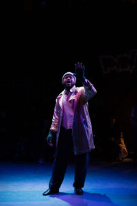 DeCarlo Raspberry as Street Singer in Brooklyn