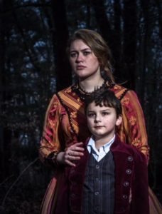 William Frankenstein (Sammy Greenslit) and his nanny, Justine Moritz (Katie McCarren) experience an eerie feeling that has come upon the park.