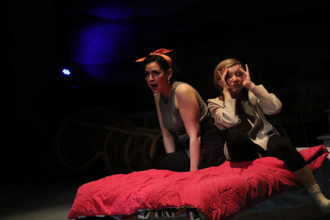 Natanya Washer (left) as Maria and Emily Sucher (right) as Rachel