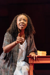 Mimi Ndiweni as Ophelia in RSC's Hamlet