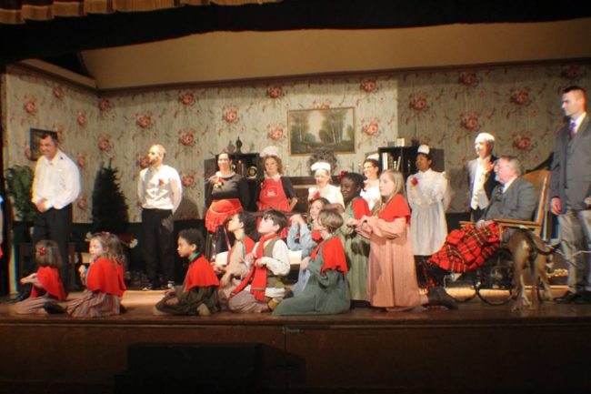 The cast of Annie at St. Gabriel Miracle Players