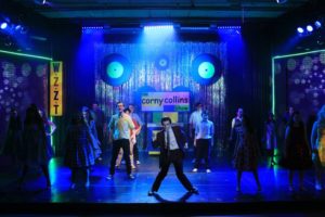 Josh Robinson (center) as Link Larkin in Hairspray