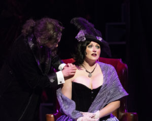 Henry Cyr (left) as Dr. Jekyll and Roni Mosco (right) as Lucy