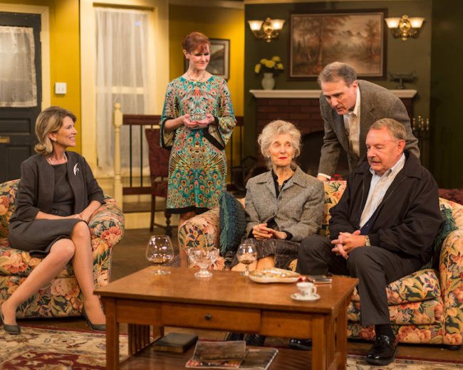 The cast of A Delicate Balance at Silver Spring Stage 