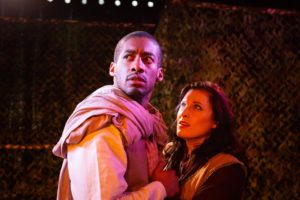 Tim German (left) as Macduff and Alani Kravitz (right) as Lady MacDuff 