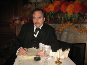 John Kelso as Edgar Allen Poe