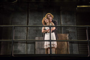 Suzanne Lane (left) as Johanna and Noah Israel (left) as Anthony in Sweeney Todd