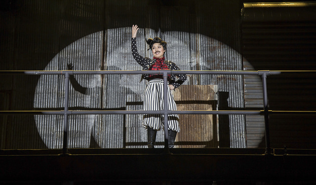 Justine Icy Moral as Pirelli in Sweeney Todd