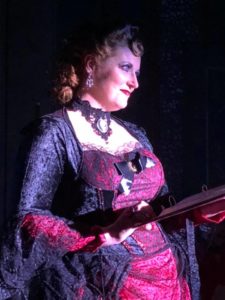 Roni Mosco as The Narrator in The Rocky Horror Show