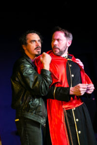 Ian Blackwell Rogers as Ferdinand and Steve Lebens as the Cardinal