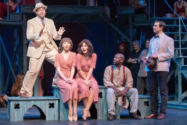 (L to R) Ryan Wagner as Terry, Lindsey Litka as Daisy, Ana Lane as Violet, Troy Haines-Hopper as Jake, and Josh Schoff as Buddy in Side Show