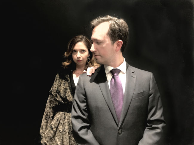 Raven Bonniwell (left) as Lady Macbeth and Danny Cackley (right) as Macbeth