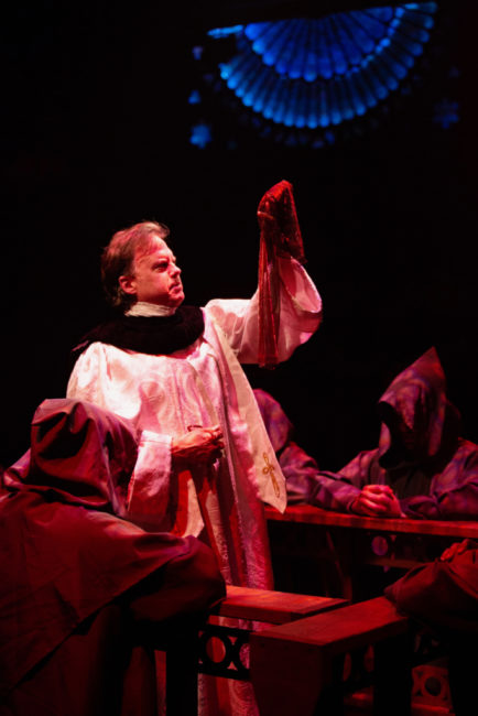 Russell Sunday as Dom Claude Frollo (Jeri Tidwell Photography)