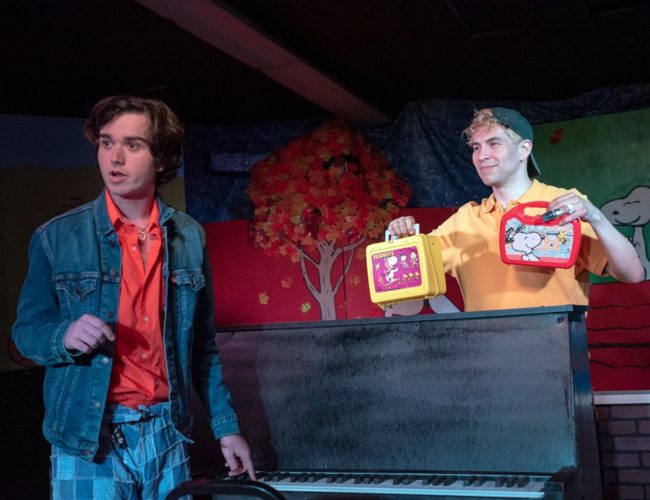 Jake Schwartz (left) as Beethoven and Chris Galindo (right) as CB in Dog Sees God. Photo: Rachel Zirkin Duda