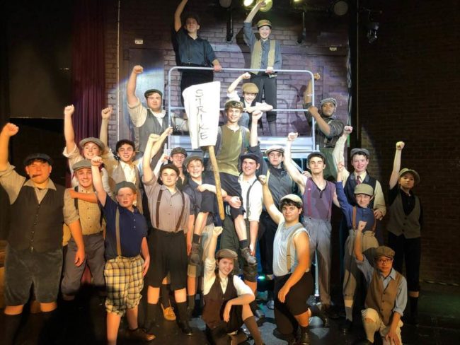 Newsies at Children's Playhouse of Maryland. Photo: Tyrell Stanley