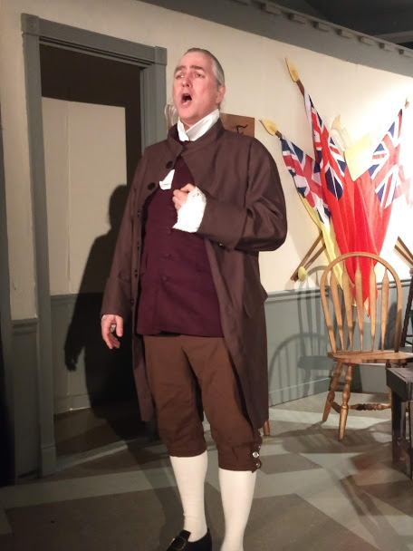 Robert Hitcho as John Addams in 1776. Photo: Amanda Gunther