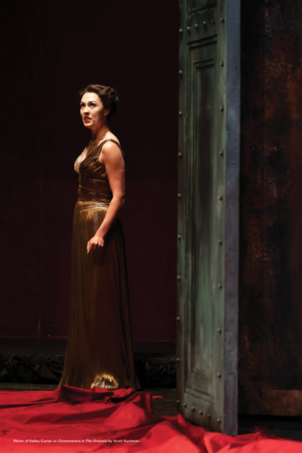 Kelley Curran as Clytemnestra. Photo: Scott Suchman