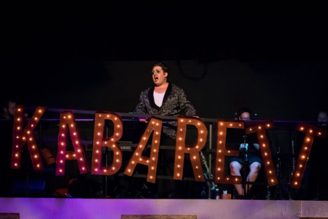 Tommy Malek as the Emcee in Cabaret. Photo: Stasia Steuart Photography