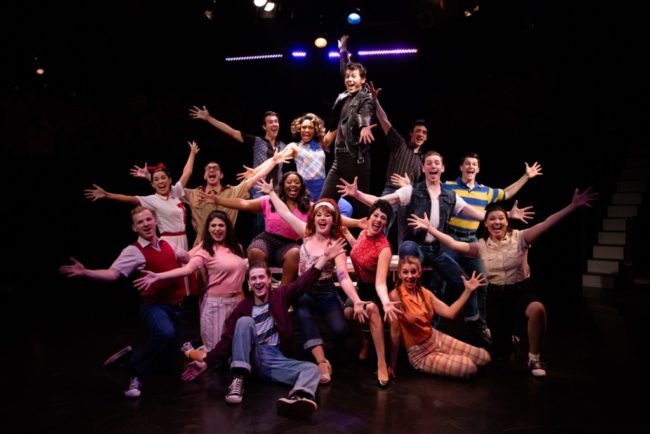 The cast of Grease at Toby's Dinner Theatre. Photo: Jeri Tidwell Photography.