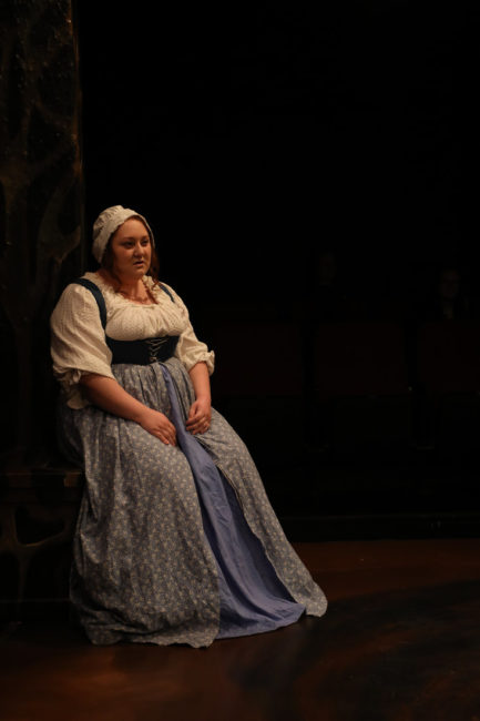 Jennifer Hasselbusch as Susan in Vinegar Tom. Photo: Shealyn Jae Photography