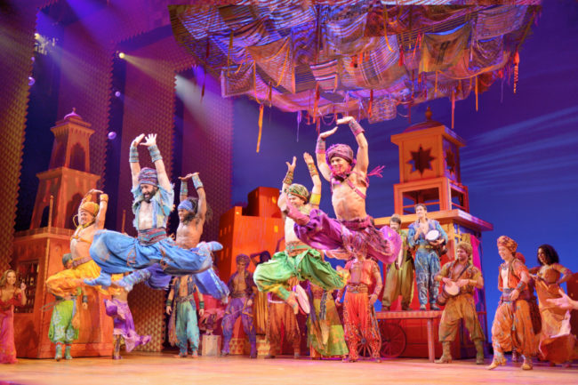 The company of Disney's Aladdin. Photo: Deen van Meer.