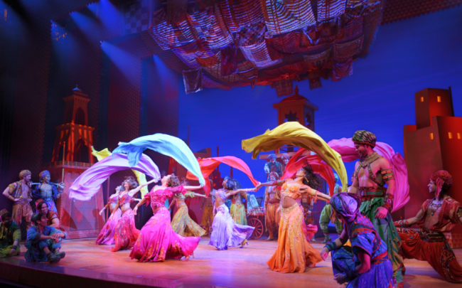 The company of Disney's Aladdin. Photo: Deen van Meer.