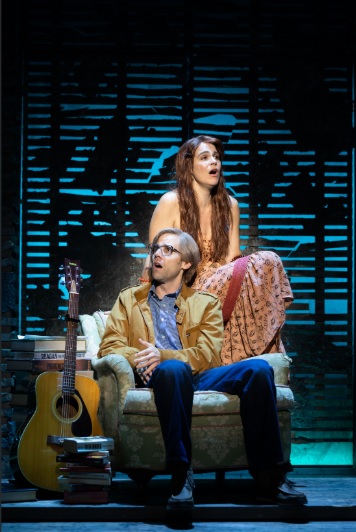 Evan Casey (left) as John Hinckley and Rachel Zampelli (right) as Lynette "Squeaky" Fromme. Photo: Christopher Mueller