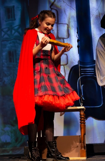 Carly Dagilis as Little Red Riding Hood in Into The Woods