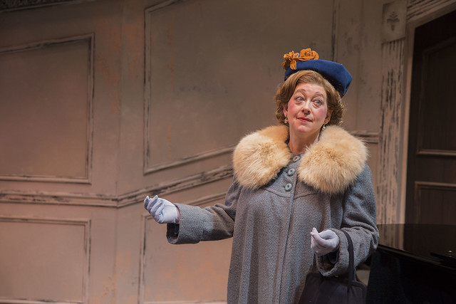 Grace Bauer as Florence Foster Jenkins in Souvenir at Rep Stage. Photo: Katie Simmons-Barth