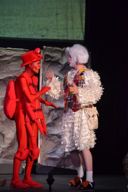 Matthew Lamb Jr. (left) as Sebastian and Will Brown (right) as Scuttle