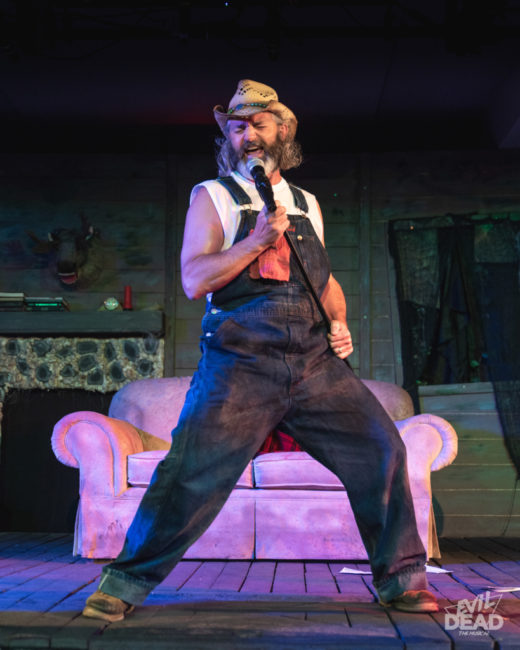 Steve Flickinger as Jake in Evil Dead: The Musical. Photo: Matthew Peterson