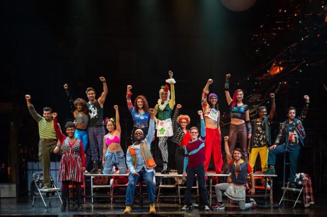 The Company of the RENT 20th Anniversary Tour. Photo: Amy Boyle