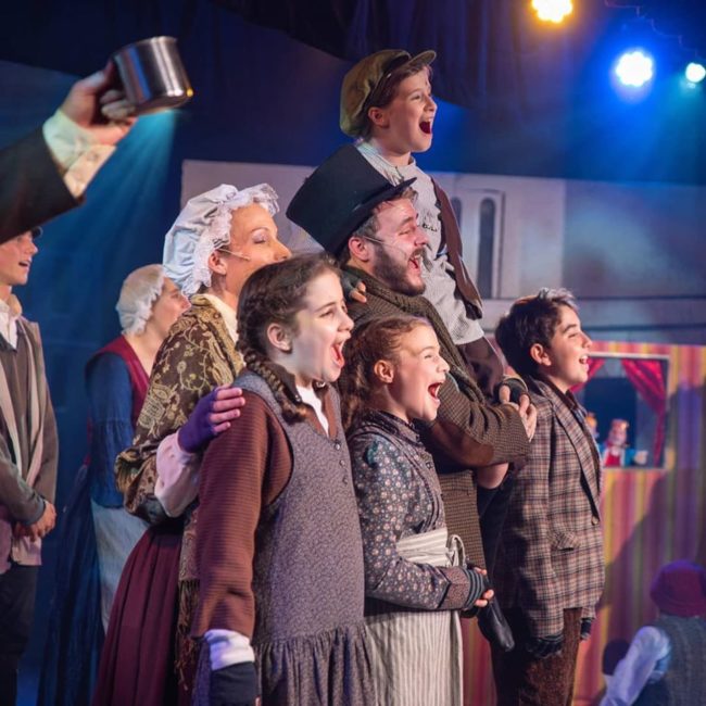 Scrooge at Scottfield Theatre Company. Photo: @machpe