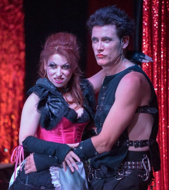 Melanie Kurstin (left) as Magenta and Jon Townson (right) as Riff Raff. Photo: Rachel Zirkin Duda