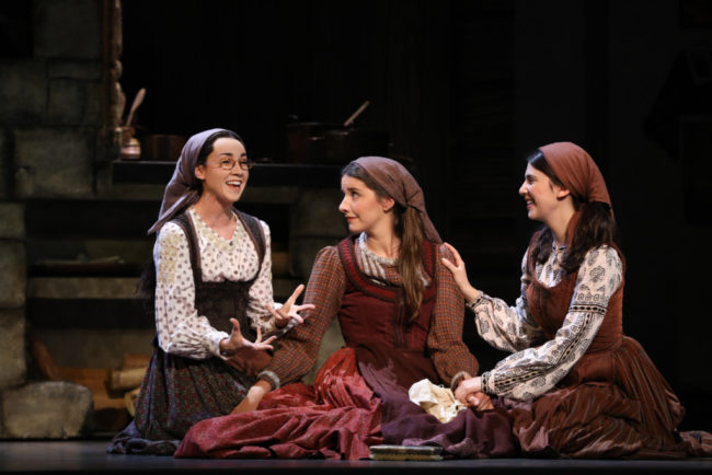 Natalie Anne Powers, Mel Weyn & Ruthy Froch.  Photo by Joan Marcus.