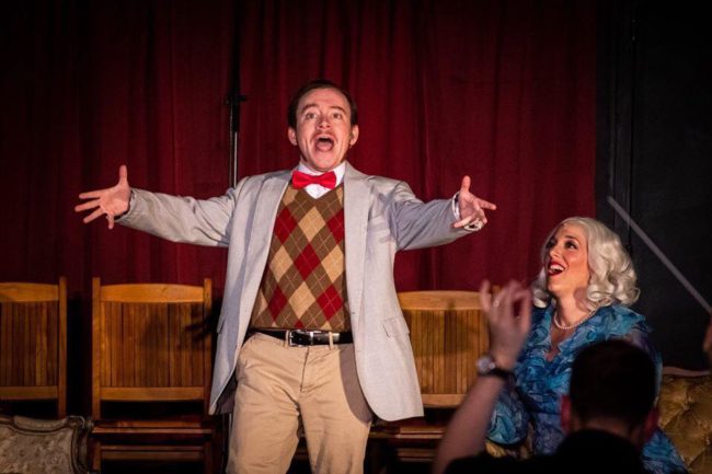 Matt Wetzel as Josephus Gage, The Zipper King in Gentlemen Prefer Blondes. Photo: Stasia Steuart Photography