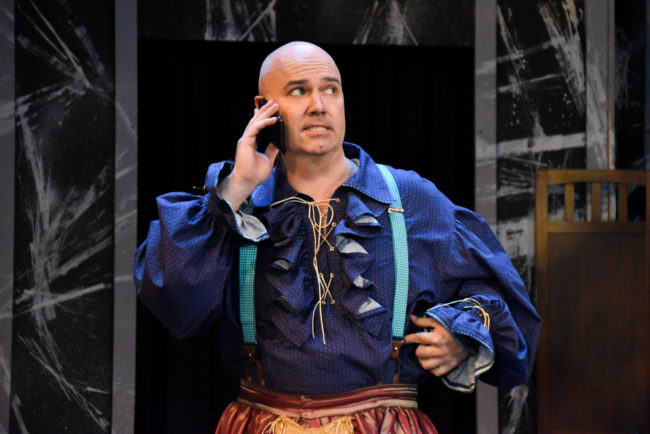 Matthew R. Wilson in The Complete Works of William Shakespeare Abridged. Photo: Brandon W. Vernon