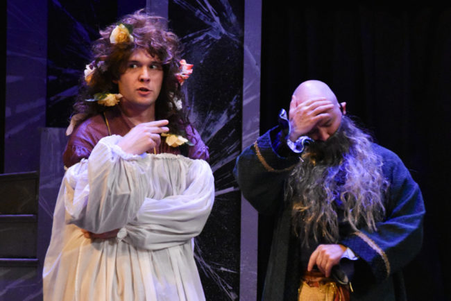 Elliott Kashner (left) and Matthew R. Wilson (right) in The Complete Works of William Shakespeare Abridged. Photo: Brandon W. Vernon