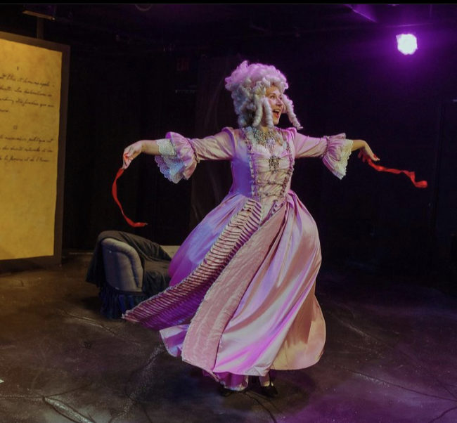 Jennifer Pagano as Marie Antoinette in The Revolutionists. Photo: Madeline Reinhold