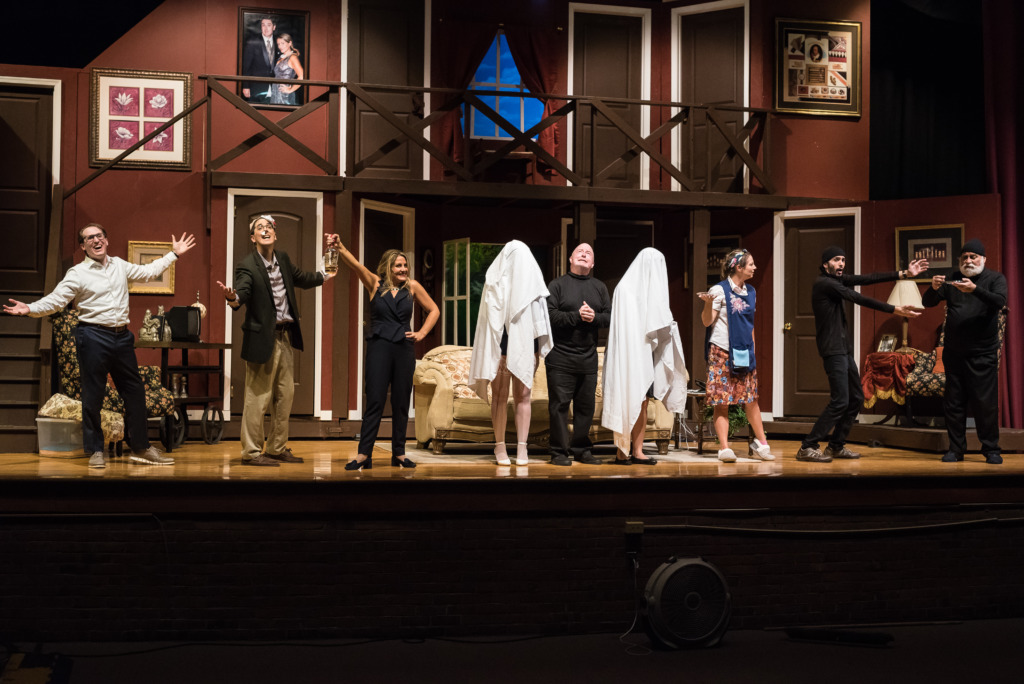 Noises Off at Players On Air. Photo: Mort Shuman