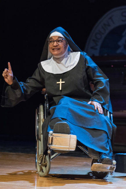 Daena N. Cox as Sister Mary Hubert. 📸 Mort Shuman