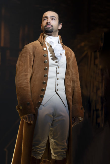 Pierre Jean Gonzalez as Alexander Hamilton. 📷Joan Marcus