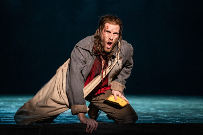 Nick Cartell as Jean Valjean in Les Misérables. 📷Matthew Murphy & Evan ZImmerman for MurphyMade