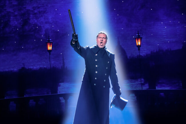 Preston Truman Boyd as Javert Les Misérables. 📷Evan ZImmerman for MurphyMade
