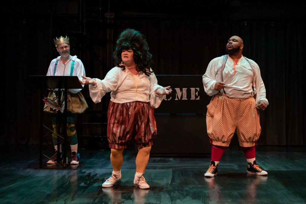 Scott Alan Small, Kathryne Daniels and Shaquille Stewart in The Complete Works of William Shakespeare (abridged).📷 Kiirstn Pagan Photography