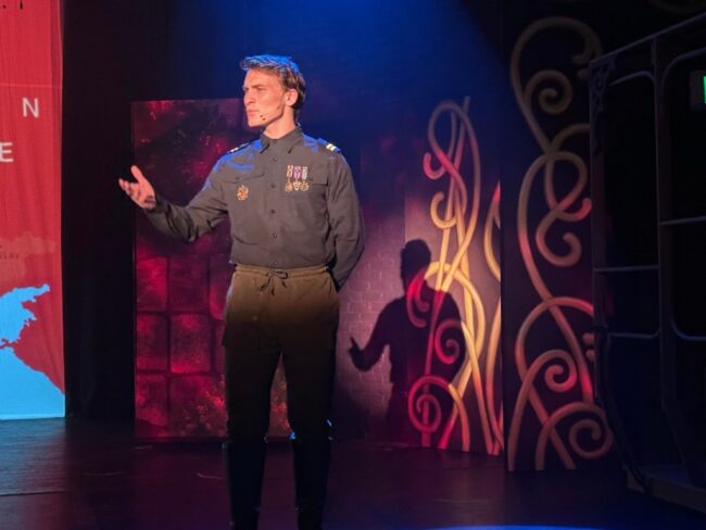 Ethan Howard as Gleb in Anastasia at Children's Playhouse of Maryland 📸 Tyrell Stanley