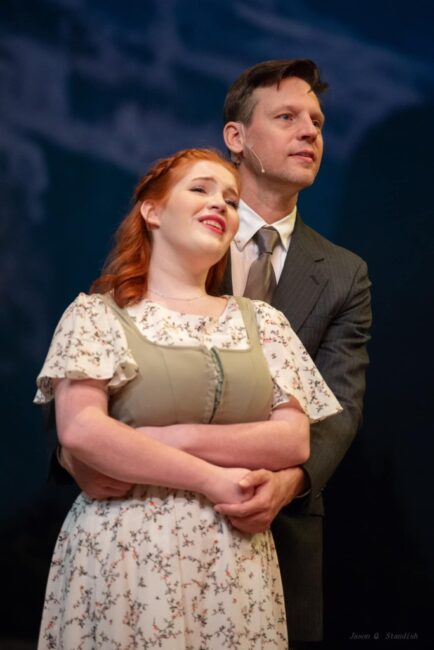 Abby Koncurat (left) as Maria and Jamin Mears (right) as Captain von Trapp 📸 Jason Q Standish